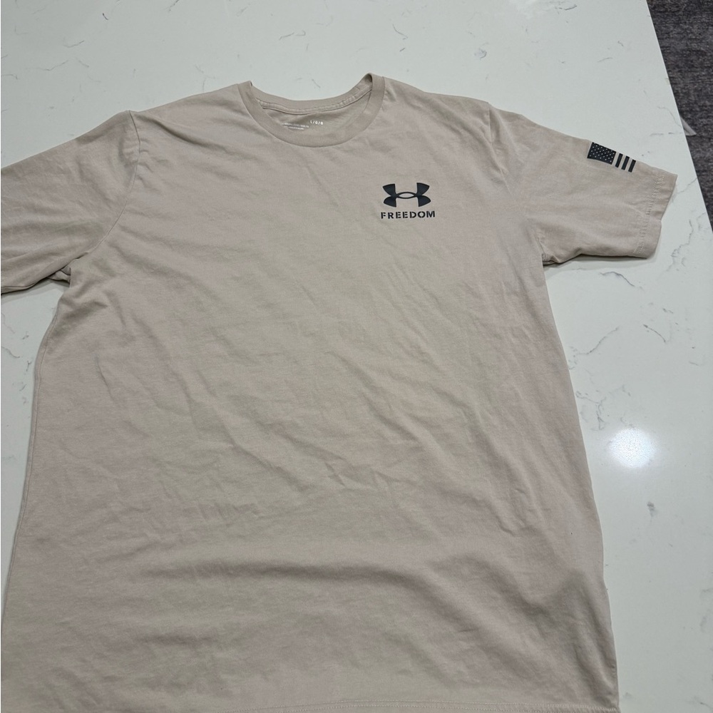 Under Armour Men's Beige Freedom Tee